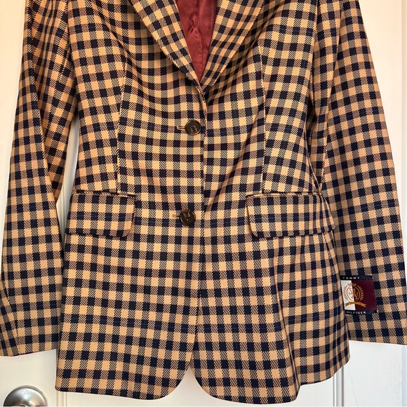 Tommy Hilfiger Prep Check Boyfriend Fit Blazer - Picture 5 of 9